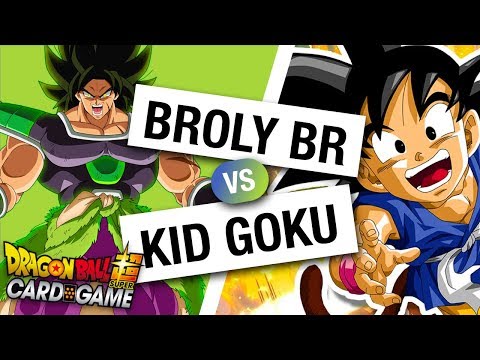 Broly BR vs Kid Goku - Dragon Ball Super Card Game Gameplay