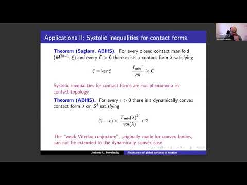 Results on abundance of global surfaces of section - Umberto Hryniewicz