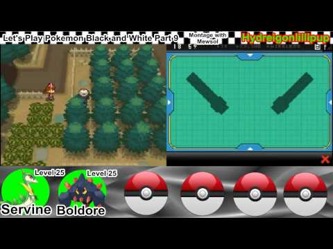 Let's Play Pokemon Black and White Part 9 Montage with Mewsol