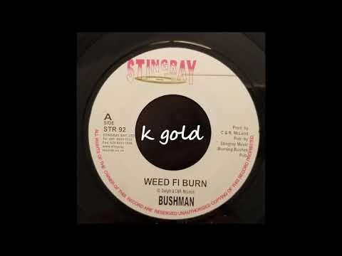 Bushman - Weed Fi Burn - Stingray 7"