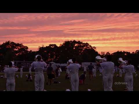 The 2021 Cadets brass warming up Quincy, Ma