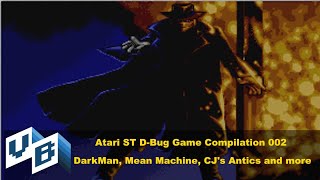 Atari ST D-Bug Game Compilation Disk 002: Dark Man, Mean Machine + More