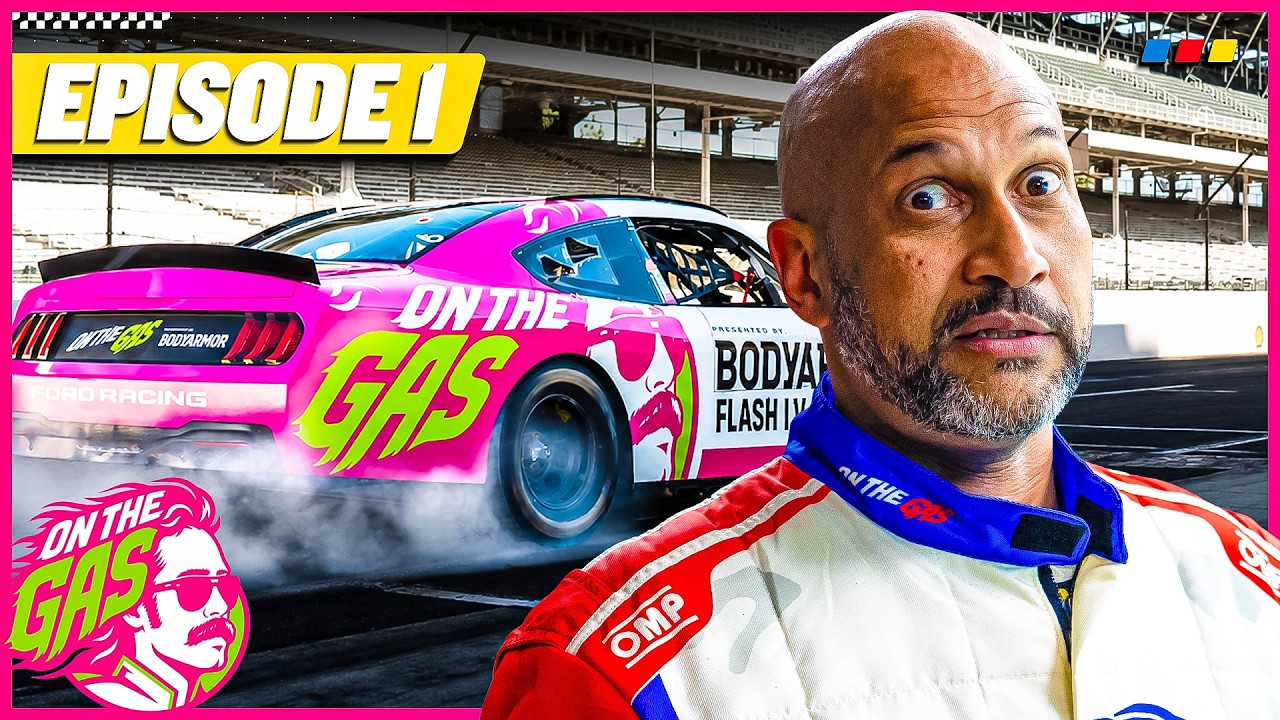 Keegan-Michael Key Rides Shotgun at 180 MPH | On The Gas with Ryan Blaney