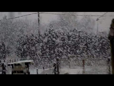 Óriási pelyhekben szakad a hó Sopronkövesden! (2015.01.30.)