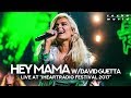 David Guetta Bebe Rexha Live Hey Mama At IHeartRadio Music Festival 2017 FALLS ON STAGE