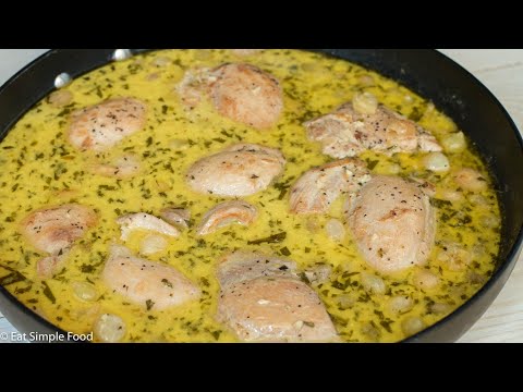 Classic French Chicken Tarragon Recipe - EatSimpleFood.com