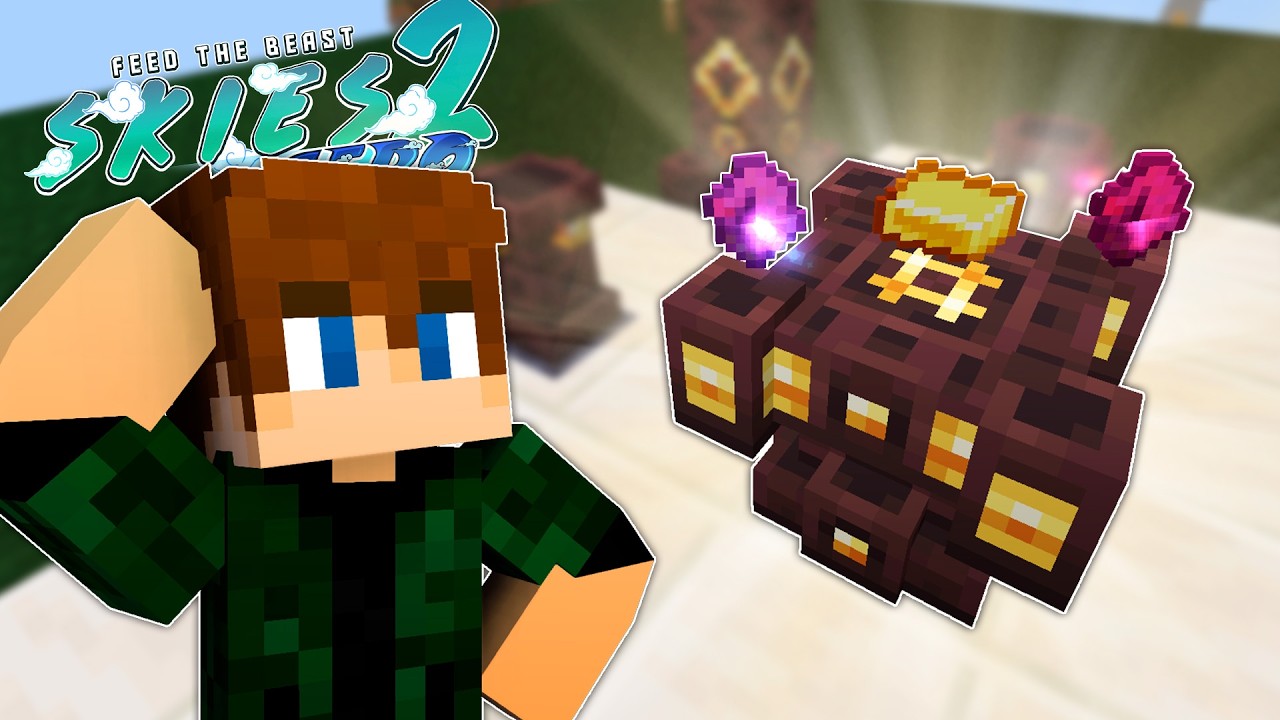 MALUN: AUTOMATIZEI UM NOVO MOD DE MAGIA!! - Minecraft FTB Skies 2 Aero E19 (1.21.1)