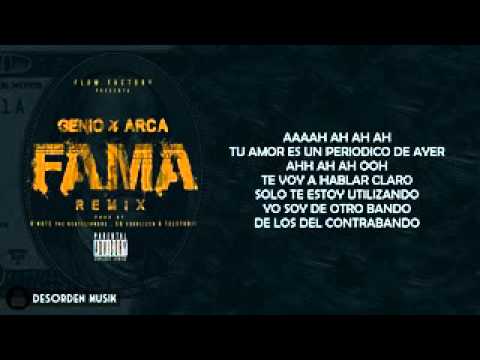Fama Remix   Arcangel Ft  Genio El Mutante Letra Video Liryc New 2015