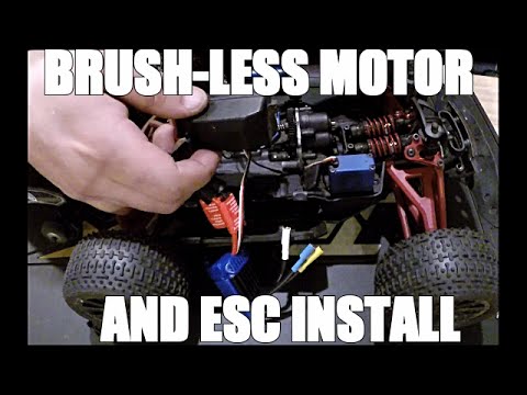 Traxxas Mini E-REVO VXL 1/16th scale brushless motor and ESC install
