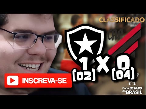 CASIMIRO REAGE: BOTAFOGO 1 X 0 ATHLETICO PR PELAS OITAVAS DA COPA DO BRASIL - ATHLETICO PR AVANÇOU