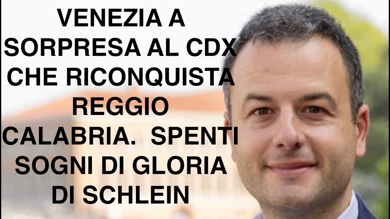 VENEZIA A SORPRESA AL CDX CHE RICONQUISTA REGGIO CALABRIA.  SPENTI SOGNI DI GLORIA DI SCHLEIN