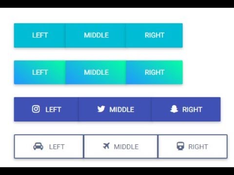 Bootstrap 4 Tutorial in Hindi Part 19 Bootstrap 4 Button Group in Hindi Button Groups in Bootstrap