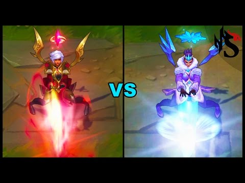 Conqueror Karma vs Winter Wonder Karma Best Skins Comparison (League of Legends)