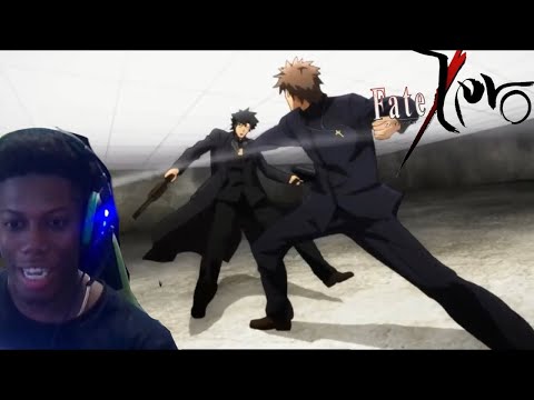 BEST ANIME FIGHT EVER!! FATE ZERO EMIYA VS KIREI REACTION