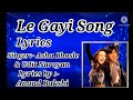 Le Gayi Lyrics Dil Toh Pagal Hain Shah Rukh Khan Krishma Kapoor Udit Narayan Asha Bhosle