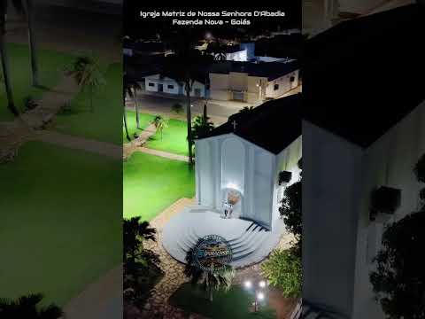 FAZENDA NOVA GOIÁS, PROJETO VISÃO AÉREA - IGREJA MATRIZ DE NOSSA SENHORA D'ABADIA.