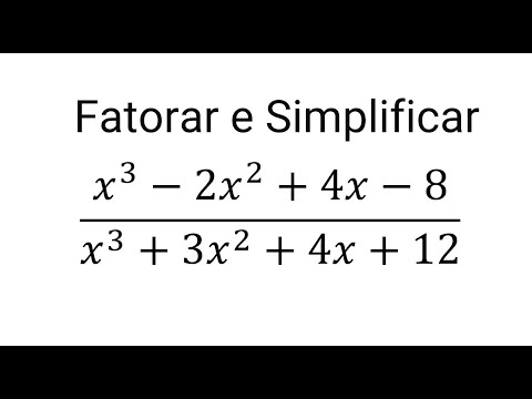 Matemática Básica #5 - Fatoração e Simplificação de Fração Algébrica