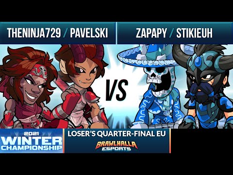 TheNinja729 & Pavelski vs Zapapy & Stikieuh - Loser's Quarter-Final - Winter Championship 2021 - EU