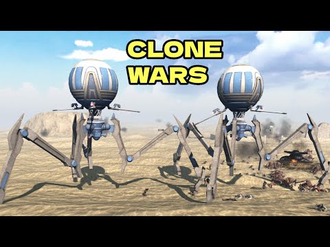 ULTIMATE STAR WARS MOD: CIS Droids vs Clone Troopers! - Men of War: Assault Squad 2