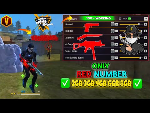 Free Fire Max Auto Headshot Trick 2025 Sensitivity ⚙️ 2gb, 3gb, 4gb Ram Headshot Sensitivity Setting