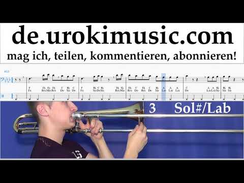 Posaune Lernen Silentó - Watch Me (Whip/Nae Nae) Tabulatur um-b995