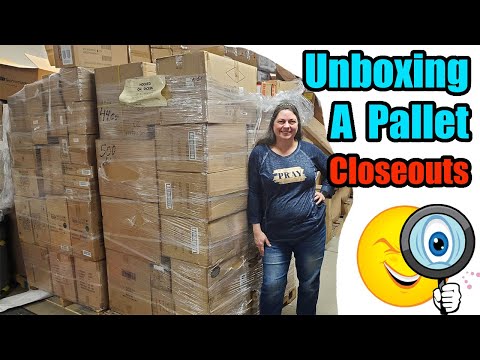 unboxing a massive Pallet - So many unusual items! Check out what we found!