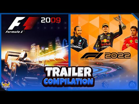 Trailer Compilation of All F1 Games from 2009 to 2022