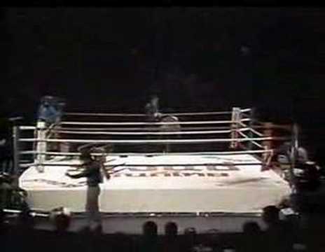 Crazy Brawl! Saekson Janjira (Muay Thai) vs Rod Kei (Kickboxing) match - 06/09/1989