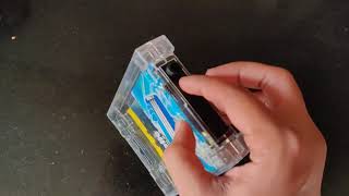 How to open T key box Gillette mach 3 blade without magnet in few seconds