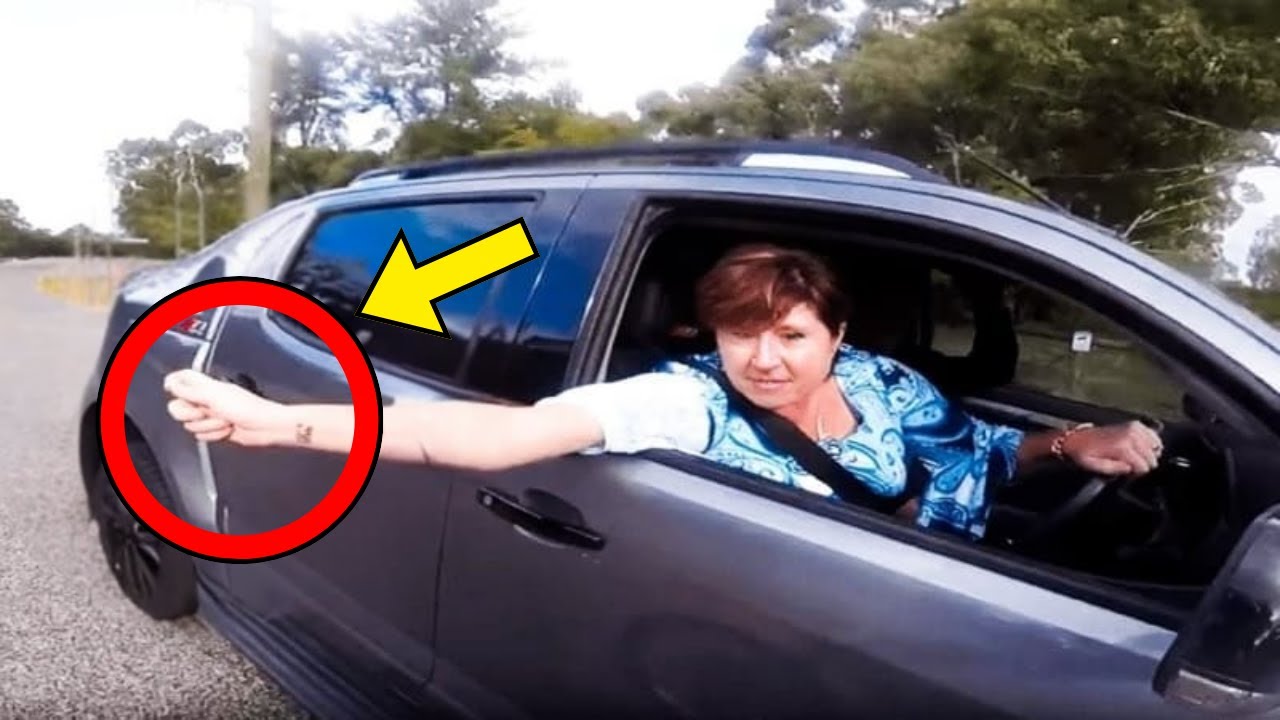 Rich Woman Blocks Truck Driver - He Teaches Her A Lesson She'll Never Forget