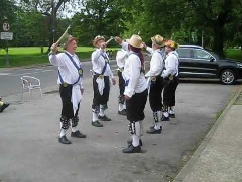 Letchworth Morris Men Jubilee Dance   Ilmington   31st May 2012