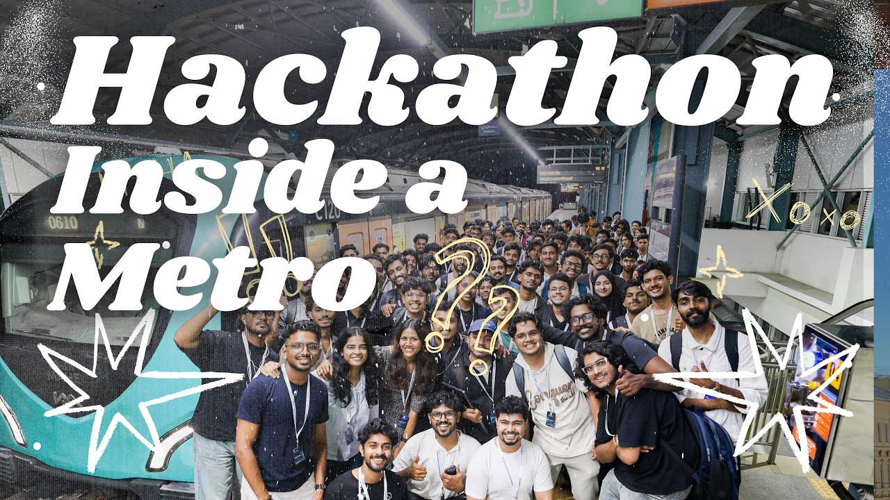 Worlds First AI Hackathon Inside A Moving Metro Train | CodexNightLine | Codex Cochi