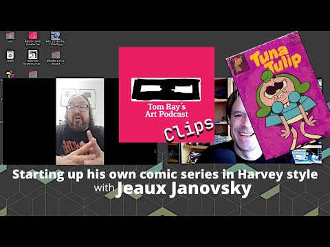 Cartoonist Jeaux Janovsky on starting up his own Harvey Comics style series