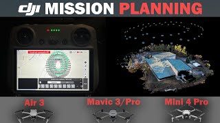 Mission Planning Tutorial for DJI Mavic 3 Pro, Mini 4 Pro, and Air 3 for Photogrammetry / 3D mapping