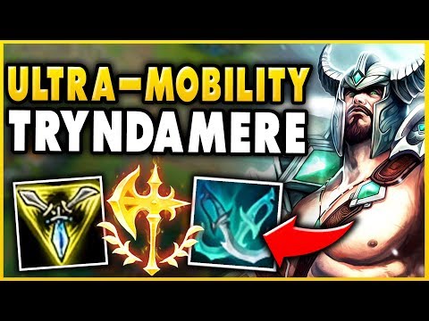 YOU CAN'T KITE THIS *NEW* CHALLENGER TRYNDAMERE BUILD! NEW ULTRA-MOBILITY TRYND - League of Legends