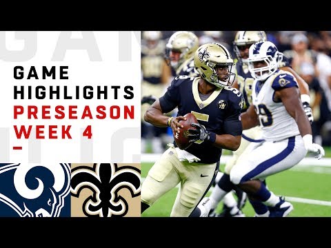 Rams vs. Saints Highlights | NFL 2018 Preseason Week 4
