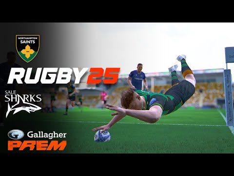 Rugby 25 | Northampton Saints vs Sale Sharks | Round 7 2025/26 Gallagher Premiership