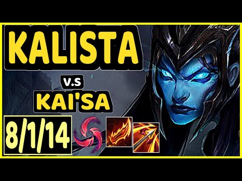 DEFT (KALISTA) vs KAI'SA - 8/1/14 KDA BOTTOM ADC CHALLENGER GAMEPLAY - KR