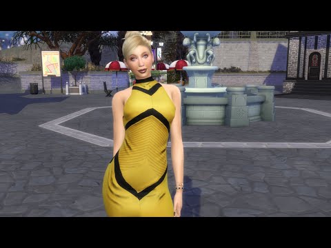 the sims 4 premium cc download blonde female Clara Bjergsen by Bonita100 Game Video Preview