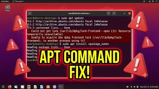 Fix Apt Command Failed And Not Working Error Permanently On 2026