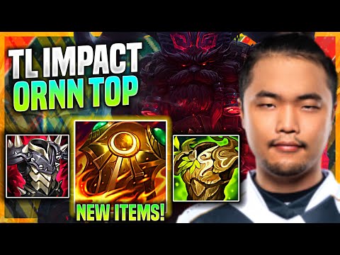 IMPACT PICKS ORNN WITH NEW ITEM SUNFIRE AEGIS! - TL Impact Plays Ornn TOP vs Camille! | Preseason 11