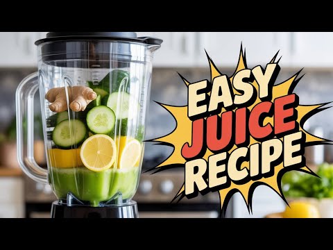 How To Make Cucumber Lemon Ginger Juice (The BEST Recipe!)
