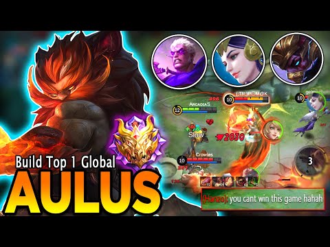 HOW TO CARRY TRASH TEAMMATES WITH AULUS? Aulus Best Build and Emblem | Aulus Mobile Legends