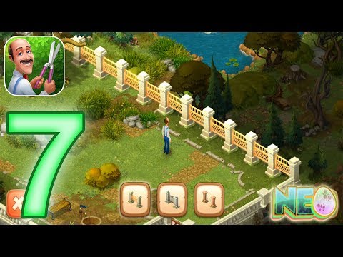 Gardenscapes: Gameplay Walkthrough Part 7 - Garden Decoration (iOS, Android)