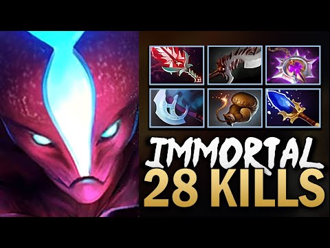 Spectre Gameplay with Abyssal Blade and 23 Kills - Yatoro Dota Style