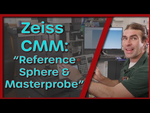 CMM Zeiss Duramax/Calypso: Reference Sphere\MasterProbe Qual. (Programmer Training Lesson 2)