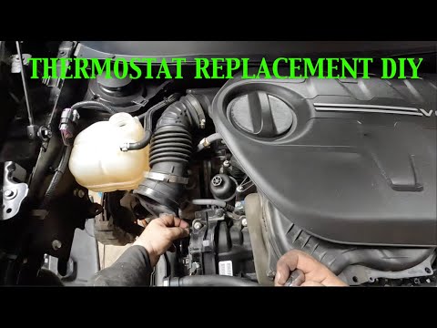 CHEROKEE 3.2  HOW TO REPLACE THERMOSTAT DIY