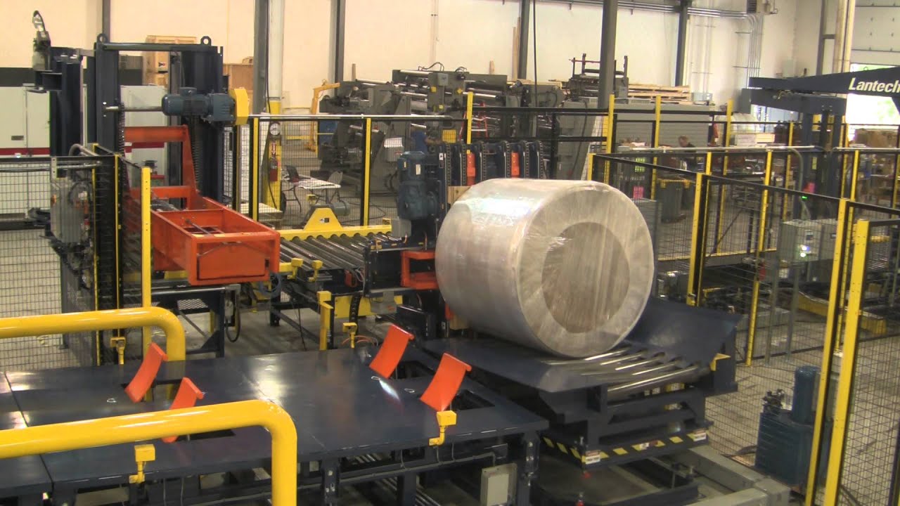 Automated Roll Handling Conveyor Line