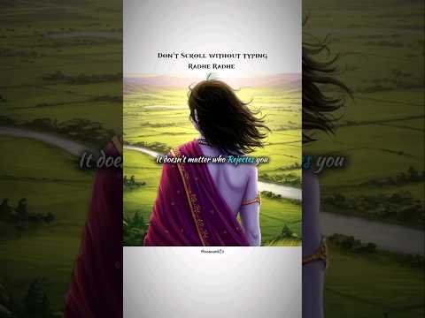 When God Selects You...💗🦚 #ytshorts #krishna #shortsfeed