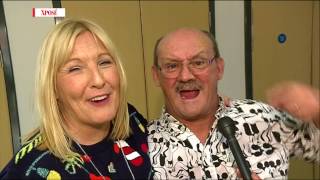 Mrs Brown's Boys Stars Singing At Children's Hospital - Spotted